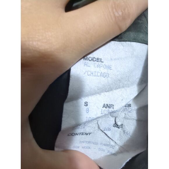 Hugo Boss Mens Al Capone Chicago Blazer Dark Green Wool Double Breasted Size 44L - Picture 7 of 12